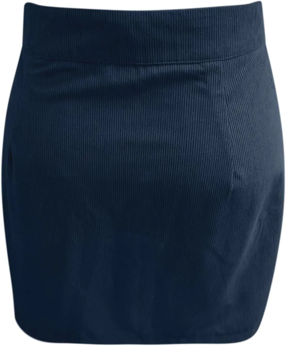 Women's Fall Midi Pencil Skirts Dressy Casual Work High Waisted Trendy Winter Corduroy Skirt with Pocket