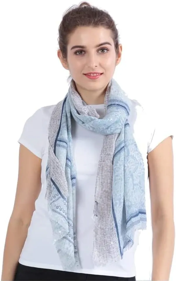 Women's Fashion Traveling Scarf,Lightweight Head Wrap Neck Scarf,Evening Dress Thin Scarf