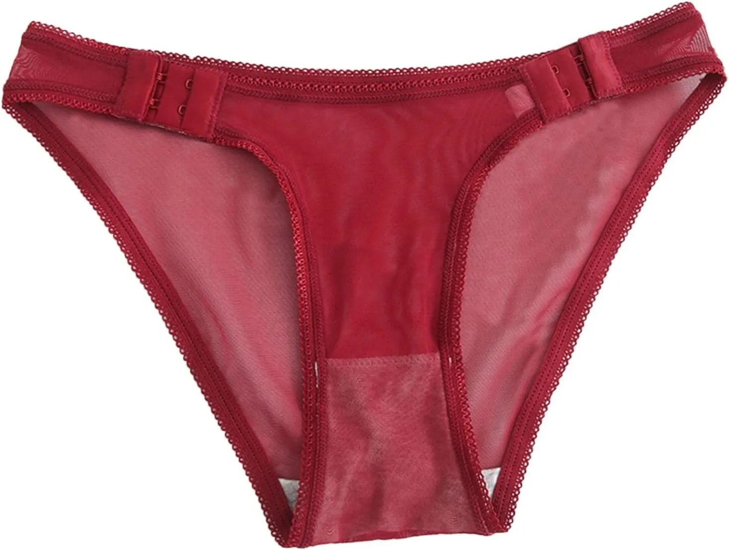 Women's Floral Lace Brief Underwear Breathable High Leg High Waist Stretch Cute Bikini Brief Panties