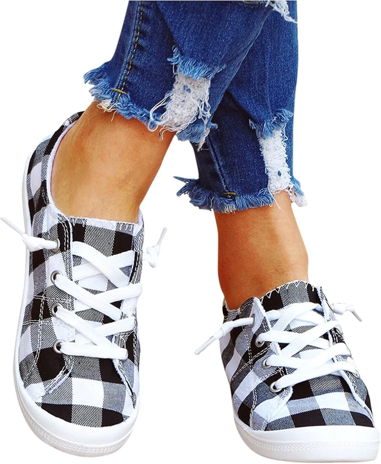 Womens Light Weight Walking Sneakers Size 10 Wide Slip On Sneakers Women Wide Fit Womens Slip On Shoes with Arch Support Womens Sneakers Size 6 Slip Ons Size 9 Women's Slip Resistant Shoes