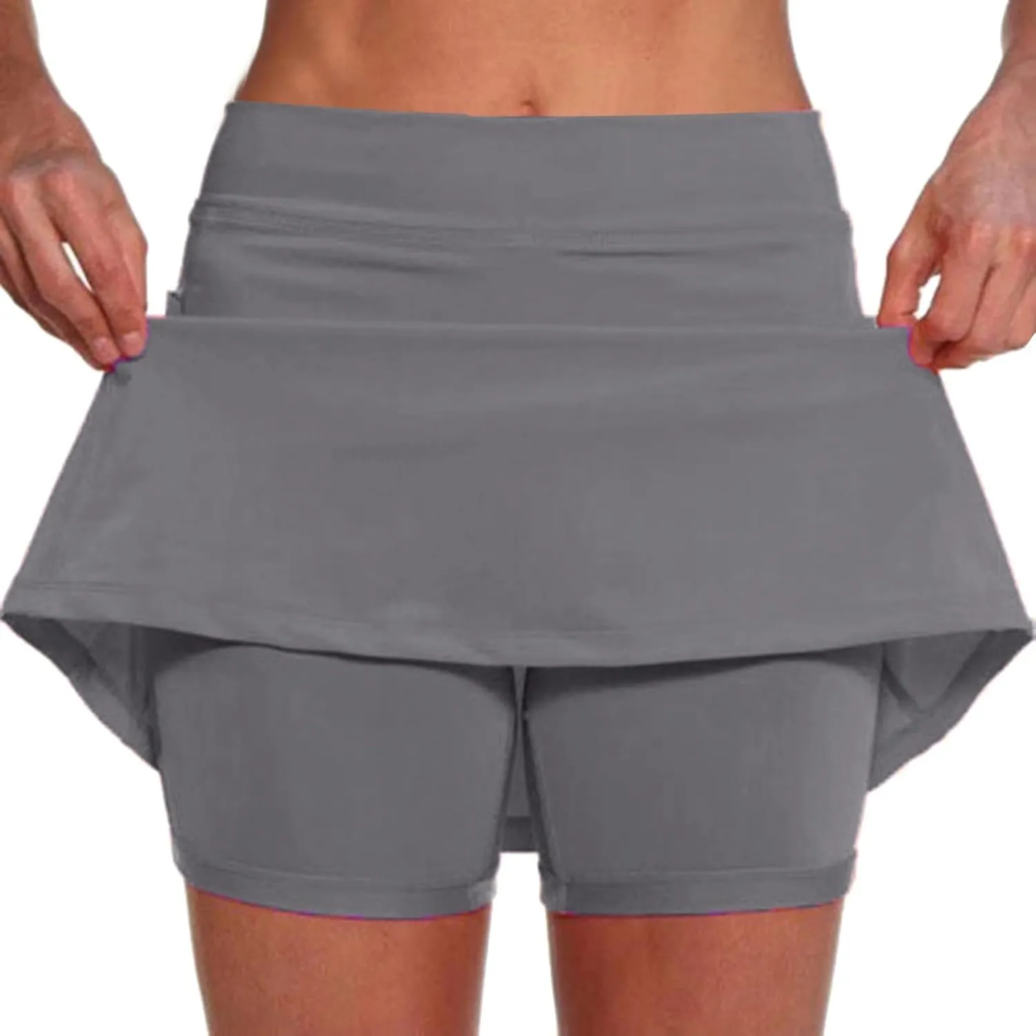 Women's Mini Tennis Skirt 2025 Athletic Workout Golf Skorts with Pockets High Waist Tummy Control Casual Short Skirts