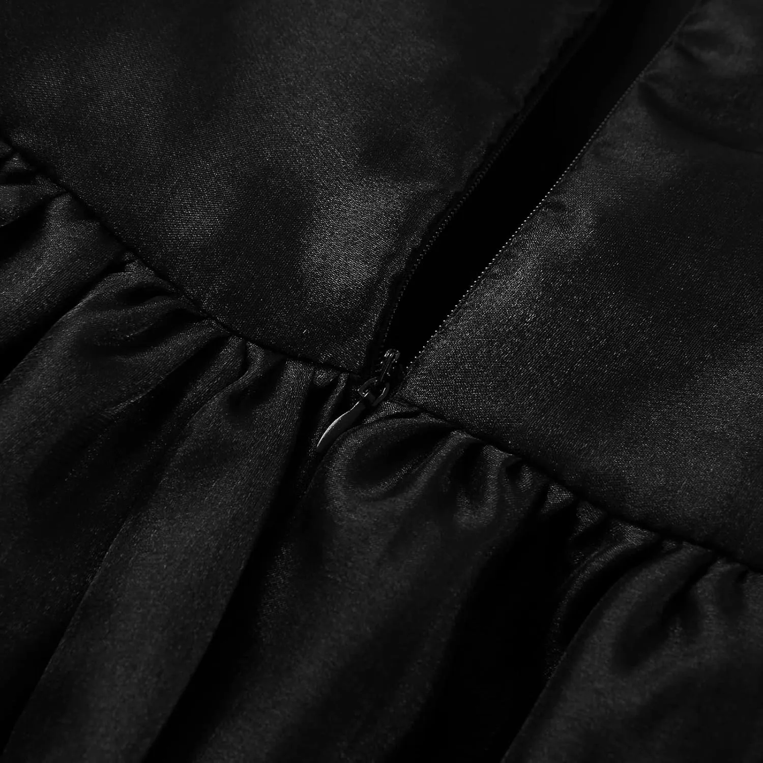 Womens Puff Sleeve Square Neck Puffy Dress Babydoll Mesh Mini Dress High Rise Flare Organza Party Dress