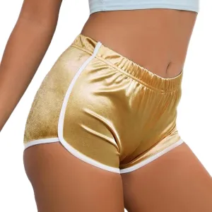 Women's Sexy Booty Shorts Retro Dolphin Shorts Sports Yoga Gym Running Hot Pants