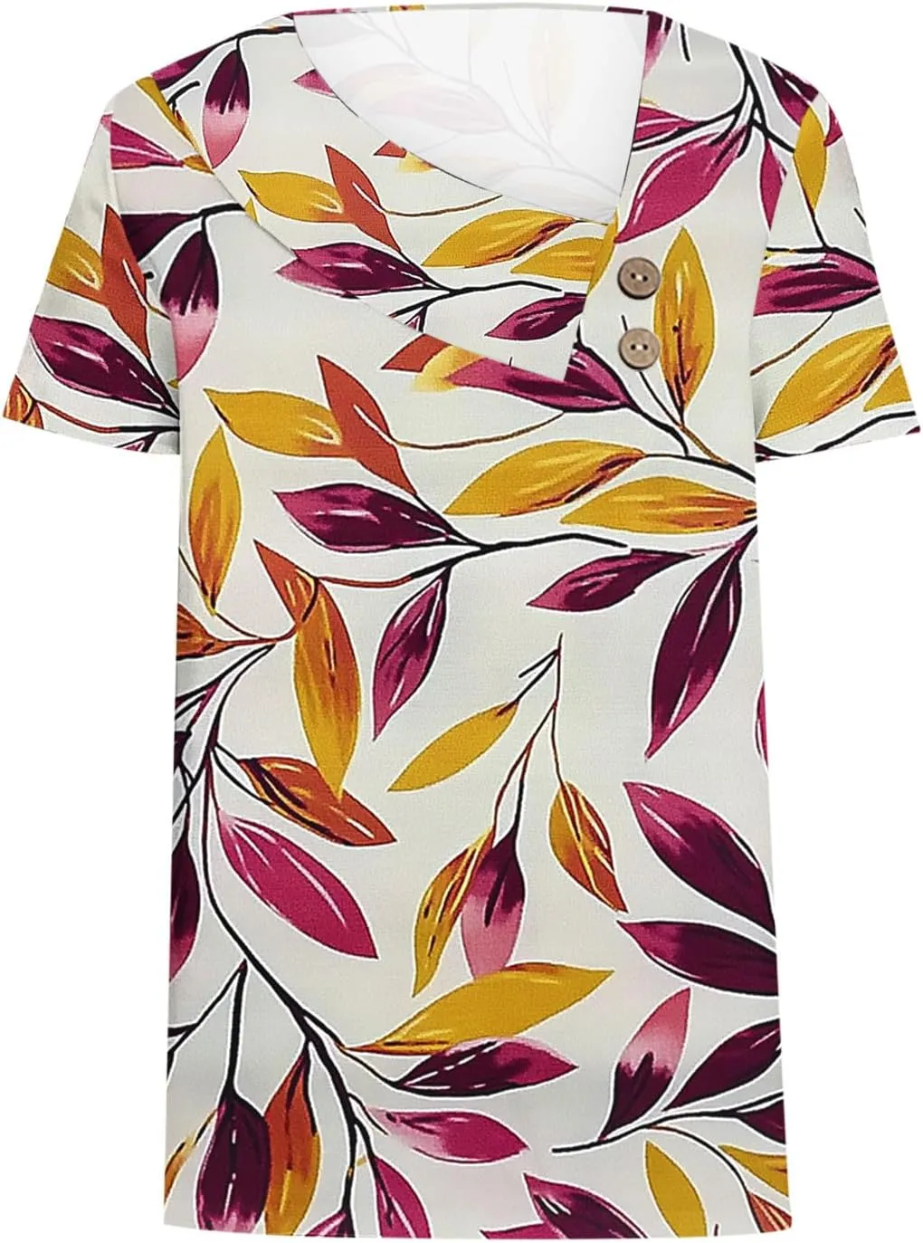 Women's Short Sleeve Casual Trendy Tshirt Boho Floral Graphic Print Tops Blouse Loose Fit Summer Tee Shirts