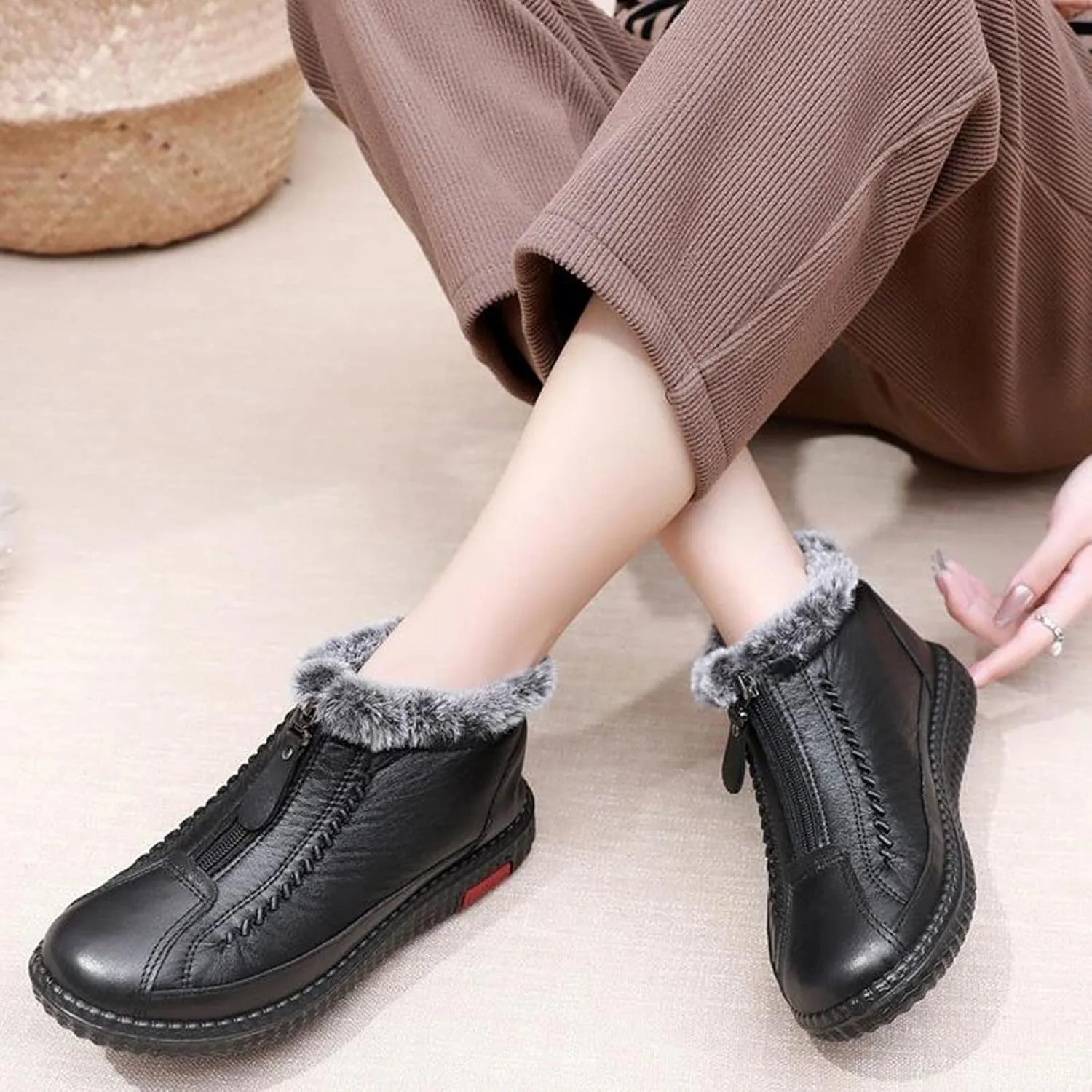 Womens Snow Boots Waterproof Insulated Womens Winter Boots Slip on Winter Boots for Women Slip ons Winter Boot Women Fur Botas Para Mujer De Invierno Para La Nieve
