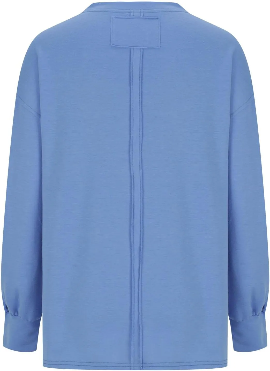 Womens Sweatshirts 2024 Casual Fall Tops Crewneck Long Sleeve Shirts Dropped Shoulder Loose Fit Basic T Shirts