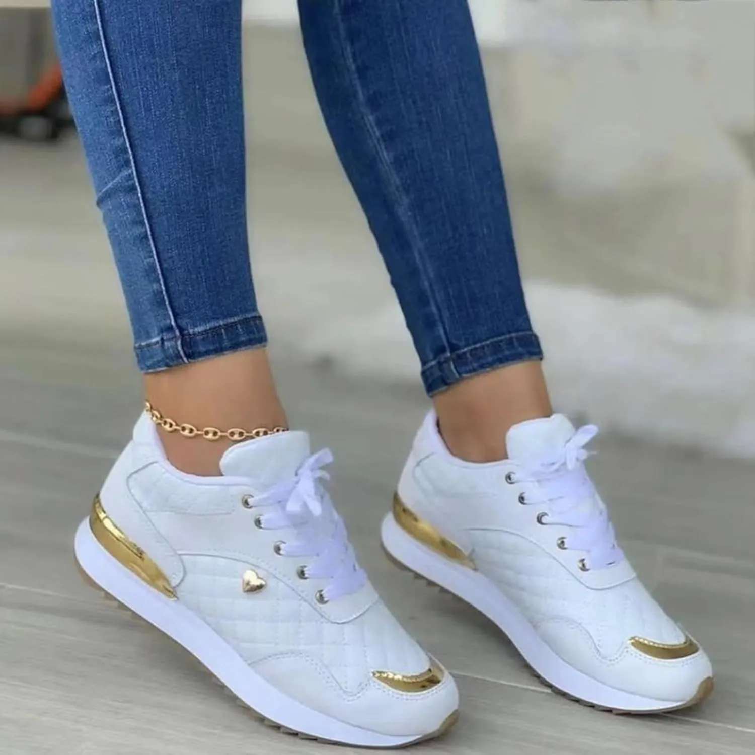 Womens White Sneakers Casual Platform Women's Lace Up Wedge Sneakers High Top Fashion Basketball Shoes for Women High Top Slip On Shoes Women Wide Toe Box Zapatos OrtopDicos para Mujeres De Vestir