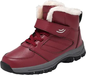 Womens Winter Snow Boots Wide Width Women Snow Boots Tall Women Winter Boots Slip on 8.5 Winter Dress Boots for Women Low Heel Botas Para Trabajo De Invierno Mujeres