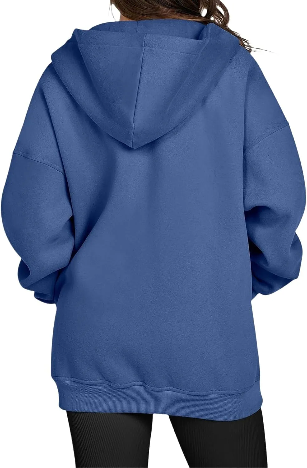 Womens Zip Up Hoodies Oversized Hooded Sweatshirt Casual Long Sleeve Jackets Coat Workout Tops Y2K Outfits