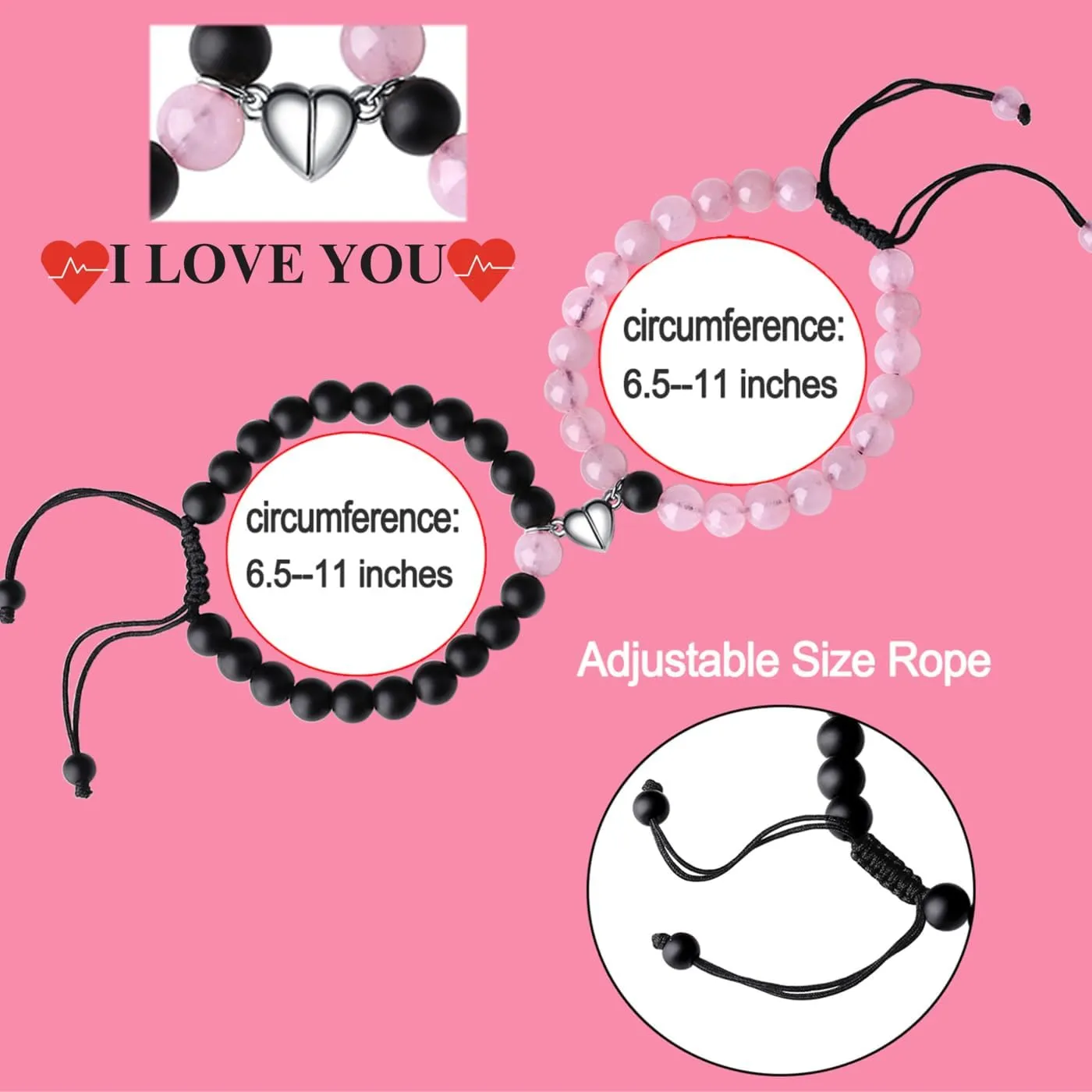 XIANNVXI Couples Bracelets His and Her Matching Bracelets for Couple Gifts Bracelets